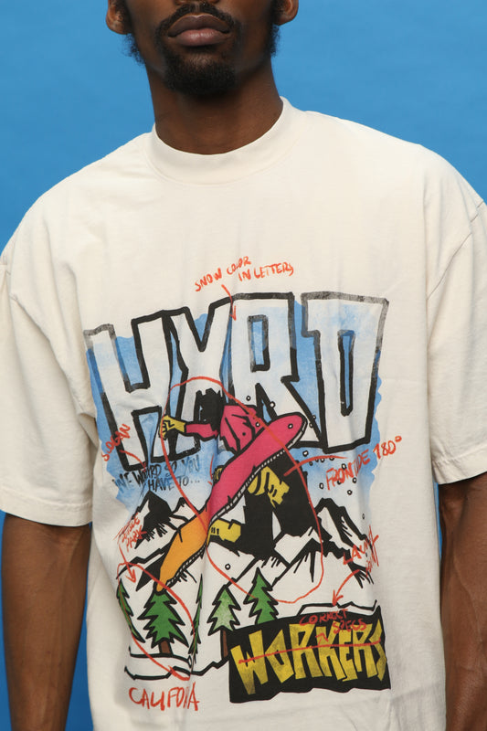 HXW SKII T-SHIRT (WHITE)