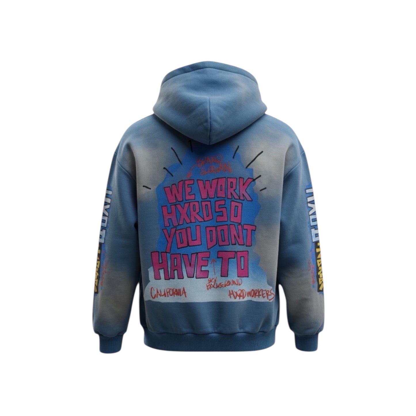 CABIN HOODIE - BLUE